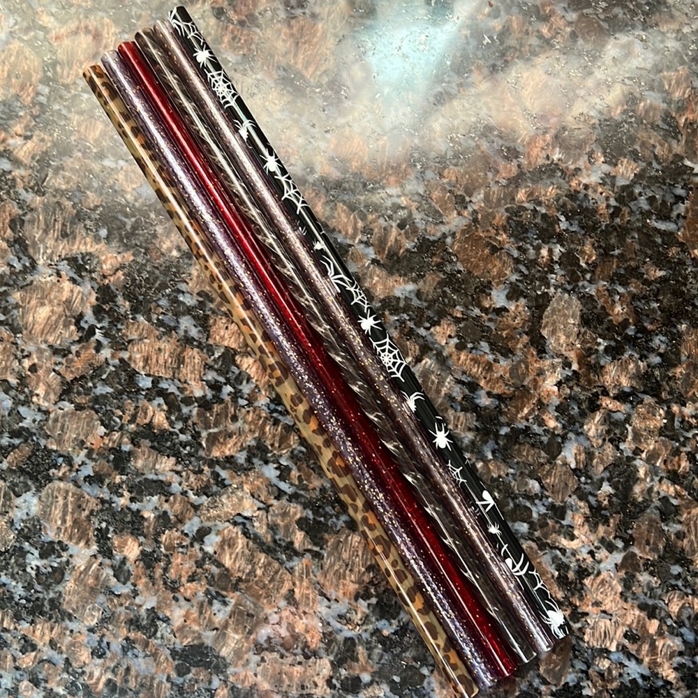 SIX 10.25” reusable straws for Stanley 30 oz or other tumblers, NEW!